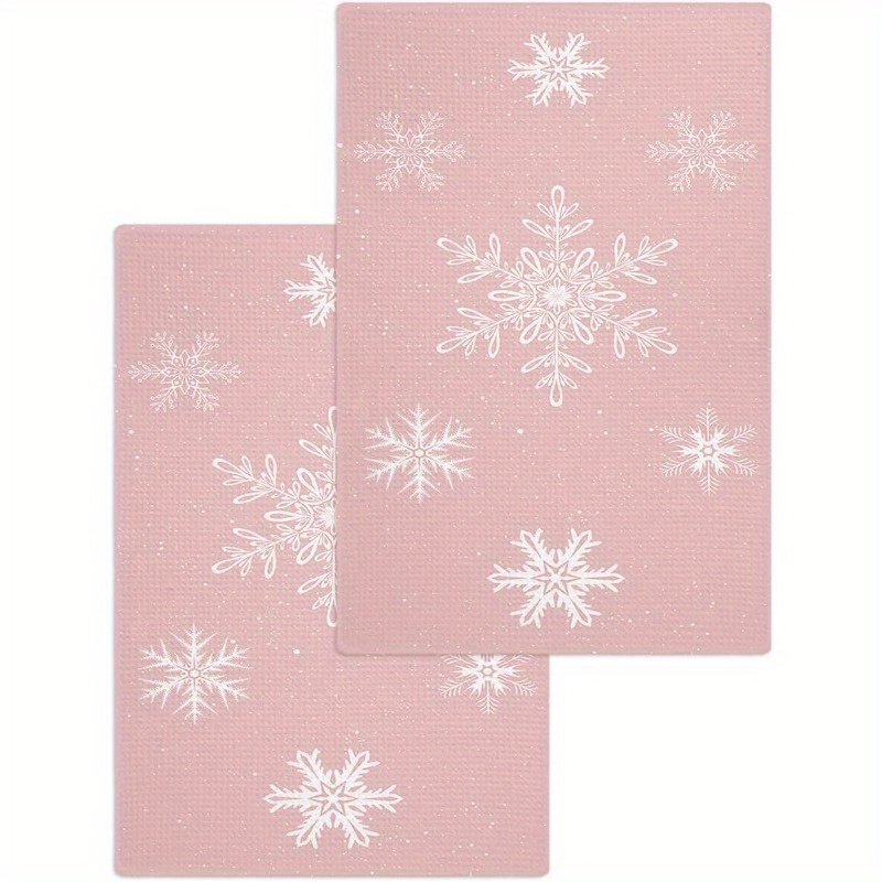 2pcs Set Of 18 X 26 Inch Christmas Kitchen Towels Winter Pink Dots Dish Cloths, Farmhouse Decorations
2pcs Set Of 18 X 26 Inch Christmas Kitchen Towels Winter Pink Dots Dish Cloths, Farmhouse Decorations