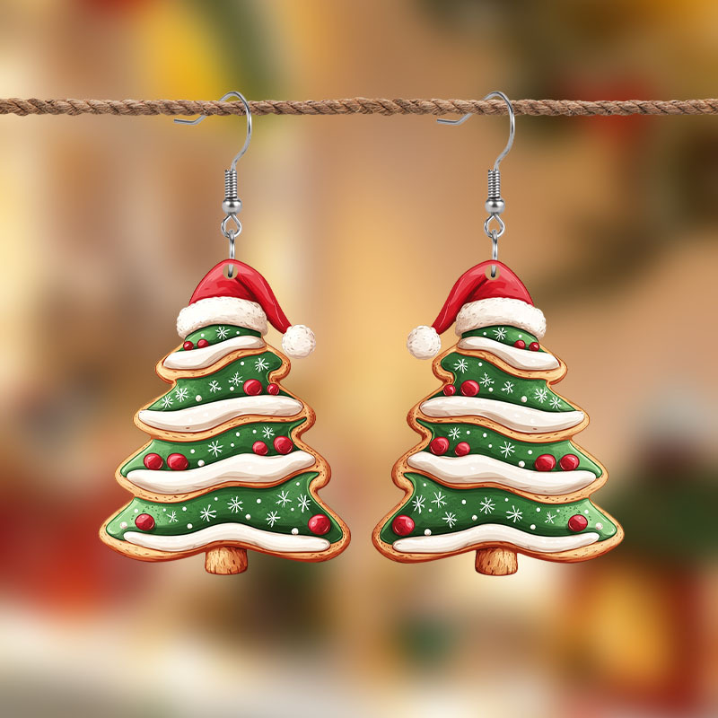 Acrylic Christmas Earrings For Women - Cute Tree & Hat Designs, Stainless Steel Posts, Gift, Holiday Earrings, Christmas Decor
Acrylic Christmas Earrings For Women - Cute Tree & Hat Designs, Stainless Steel Posts, Gift, Holiday Earrings, Christmas Decor