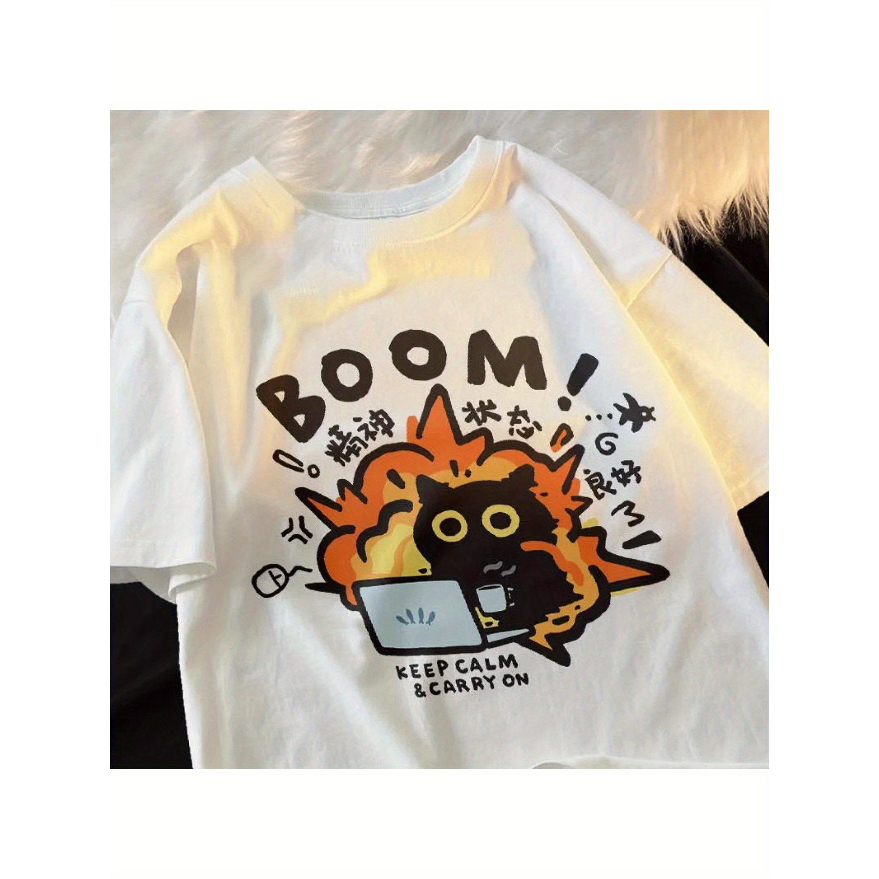 Good Pure Cotton Short Sleeved T-shirt For Men Women Summer Clothes Loose Casual Cartoon Oversized Top
Good Pure Cotton Short Sleeved T-shirt For Men Women Summer Clothes Loose Casual Cartoon Oversized Top