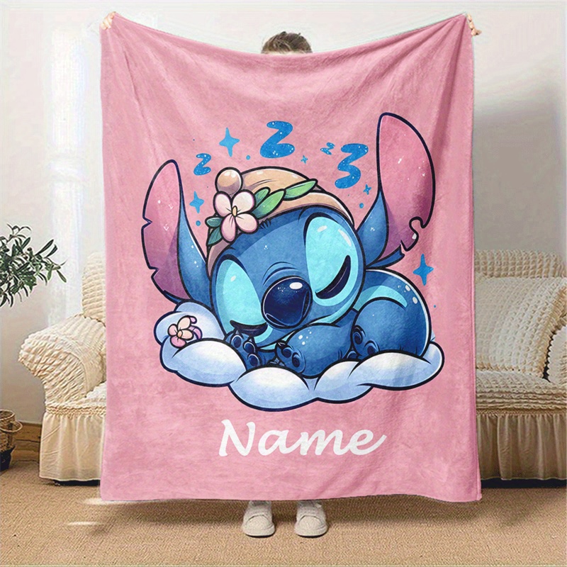 Personalized Stitch Sleeping Custom Name Blanket - Soft Throw Blanket For Couch, Cartoon Design, Comfort - Perfect Gift For Christmas, Birthday, Holiday
Personalized Stitch Sleeping Custom Name Blanket - Soft Throw Blanket For Couch, Cartoon Design, Comfort - Perfect Gift For Christmas, Birthday, Holiday