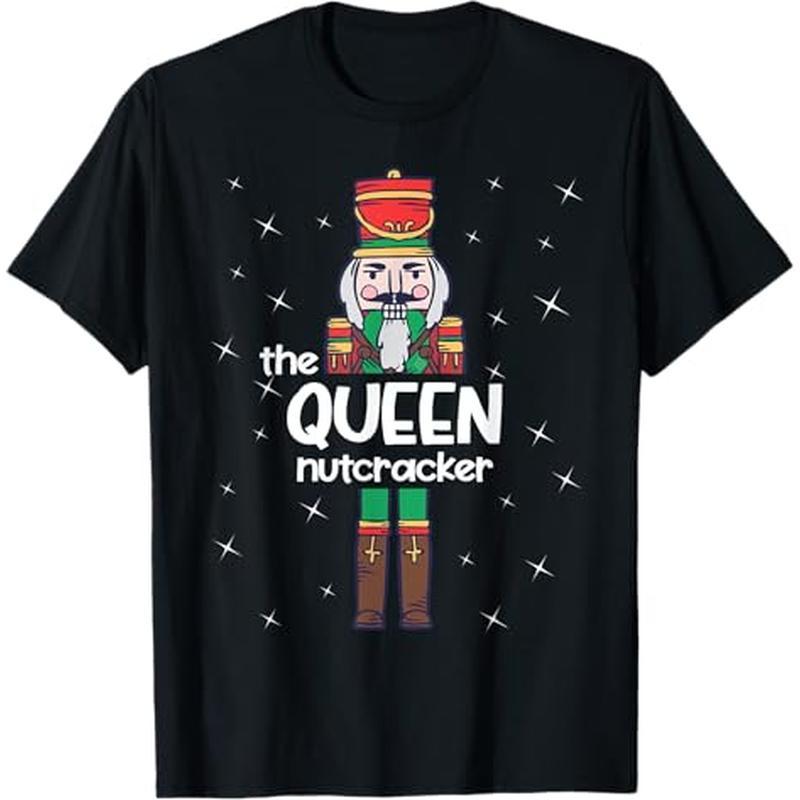 Family Matching Pajama T-shirt - 100% Cotton, Gift For Men, Dad, Husband, - Sizes S To 3xl, Black, Casual Round Neck Design With Nutcracker Graphic, Holiday Pajamas | Humorous Graphic Tee |
Family Matching Pajama T-shirt - 100% Cotton, Gift For Men, Dad, Husband, - Sizes S To 3xl, Black, Casual Round Neck Design With Nutcracker Graphic, Holiday Pajamas | Humorous Graphic Tee |