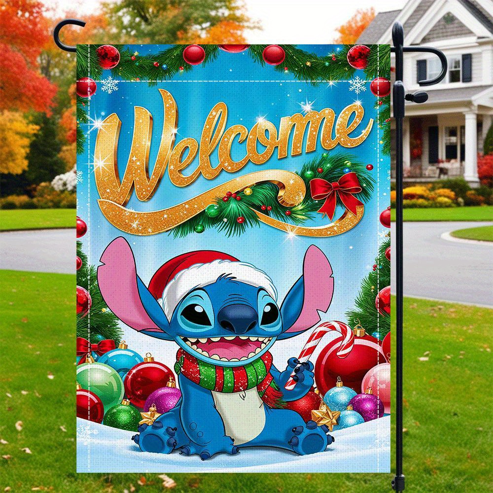 Jit Christmas Flag - Linen Double-sided Lawn Decor, No Electricity Required, Polyester, Ideal For Home & Garden (1pc)
Jit Christmas Flag - Linen Double-sided Lawn Decor, No Electricity Required, Polyester, Ideal For Home & Garden (1pc)
