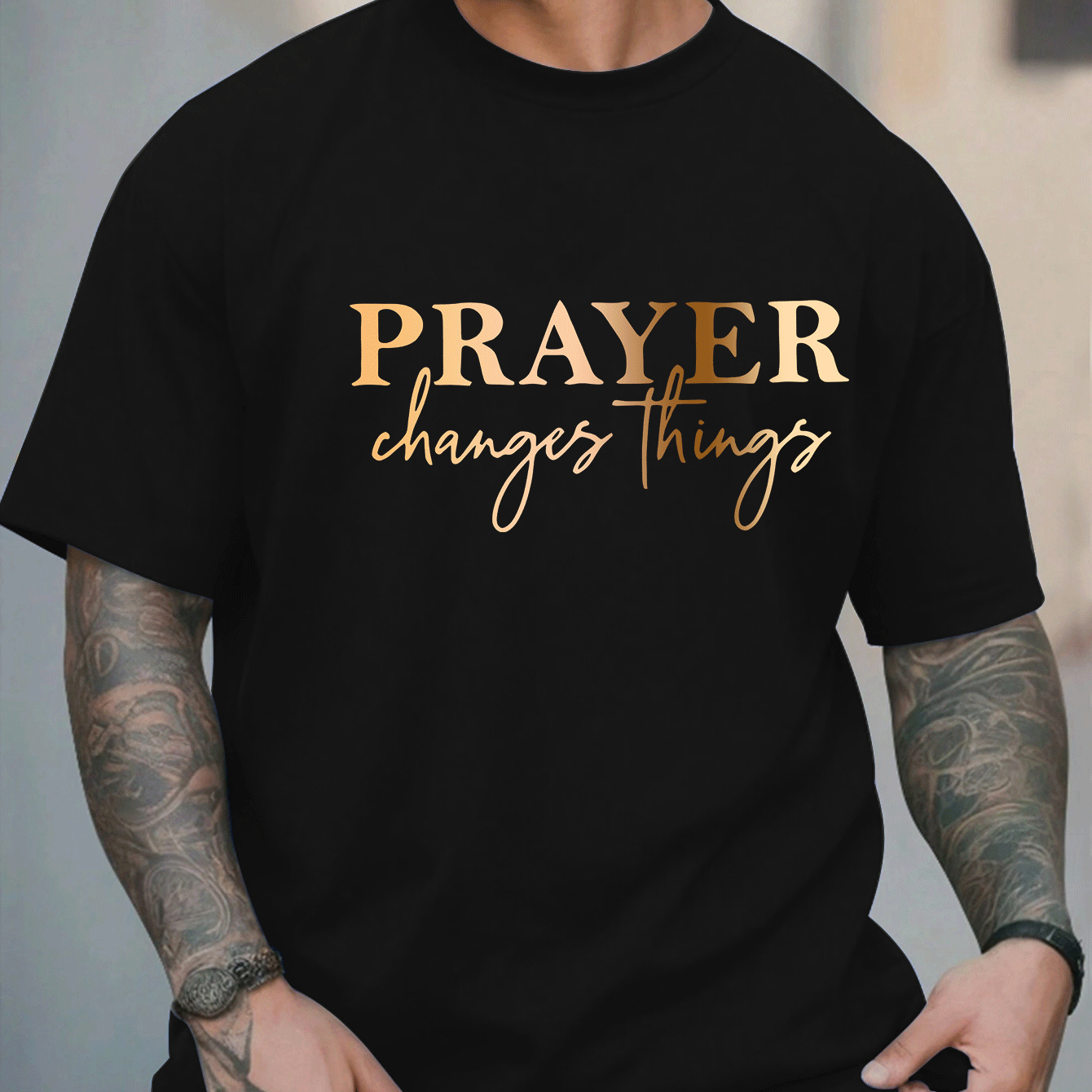 Men's Plus Size Casual T-shirt, " Things" Quote, Geometric Pattern, Round Neck, Short Sleeve, Summer Fashion, Knit Fabric, Polyester, Adult Unisex Top
Men's Plus Size Casual T-shirt, " Things" Quote, Geometric Pattern, Round Neck, Short Sleeve, Summer Fashion, Knit Fabric, Polyester, Adult Unisex Top