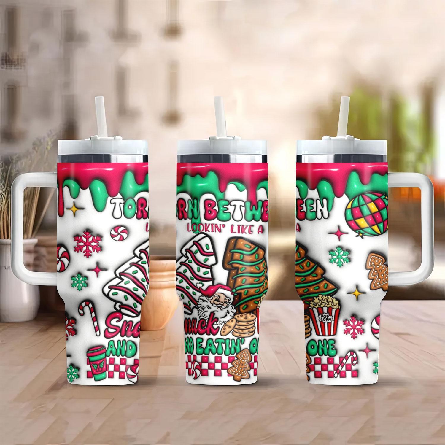 40oz Stainless Steel Christmas With Lid, Straw & Handle - Reindeer & - Drinks, Ideal For Car, Travel, Office, Home - Great Holiday Gift
40oz Stainless Steel Christmas With Lid, Straw & Handle - Reindeer & - Drinks, Ideal For Car, Travel, Office, Home - Great Holiday Gift