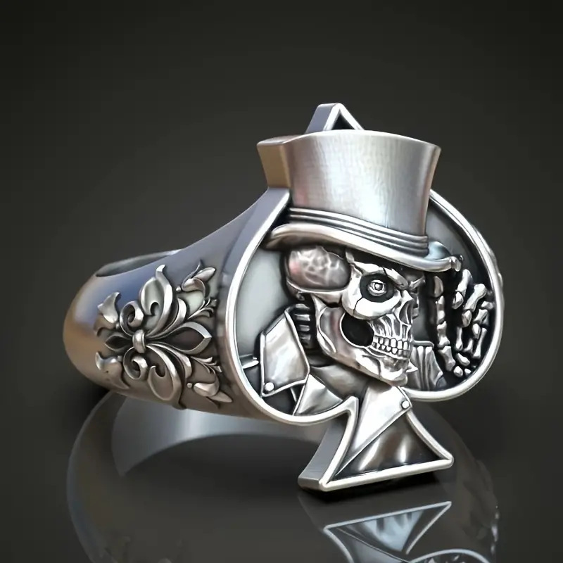 European And American Halloween Christmas Fashion , Personality Retro Hip-hop Punk Style, Skull Wearing Design, Men's Ring
European And American Halloween Christmas Fashion , Personality Retro Hip-hop Punk Style, Skull Wearing Design, Men's Ring