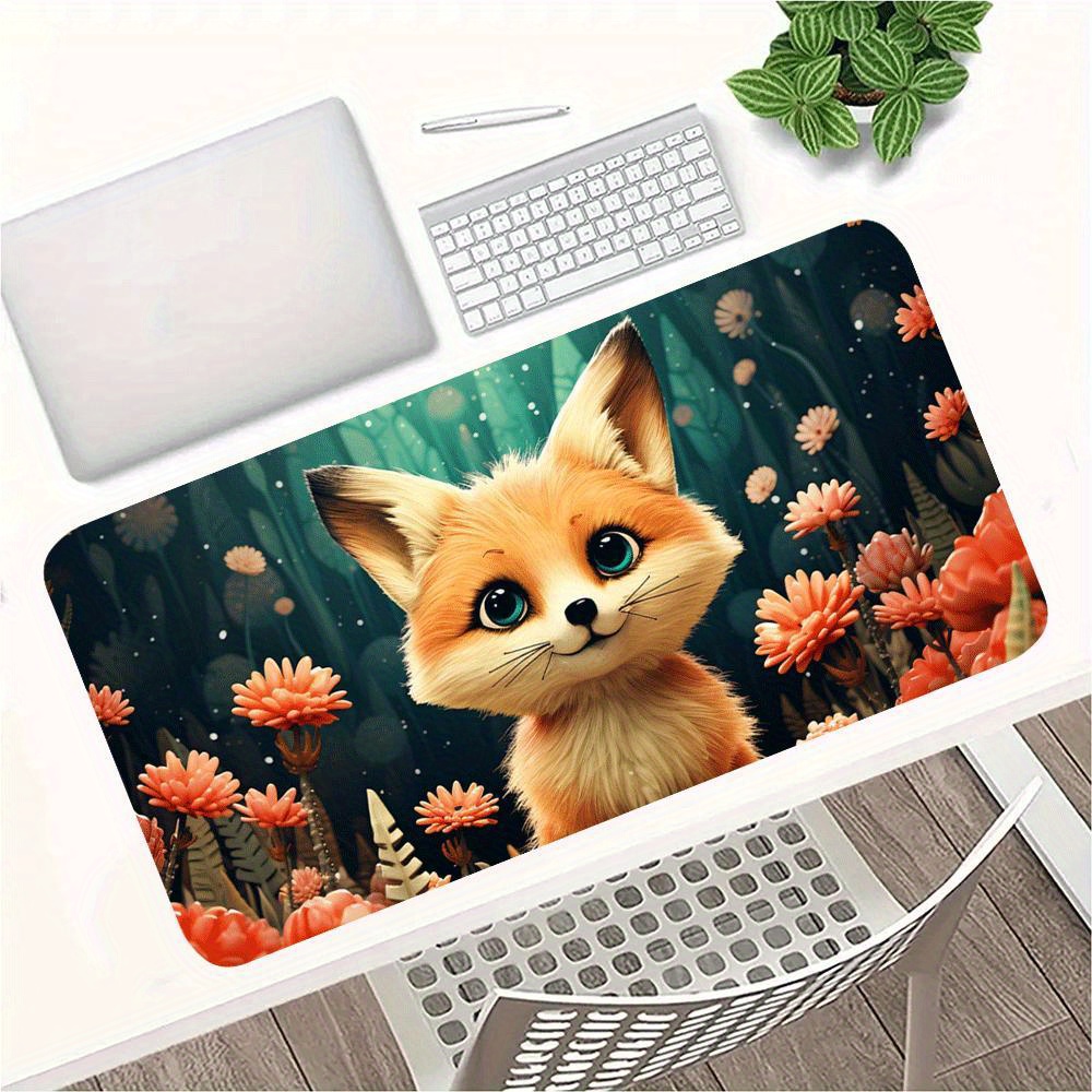 Cartoon Fox Large Mouse Pad - Non-slip Rubber Base, Desk Mat For Gaming, Office, And Home Use
Cartoon Fox Large Mouse Pad - Non-slip Rubber Base, Desk Mat For Gaming, Office, And Home Use