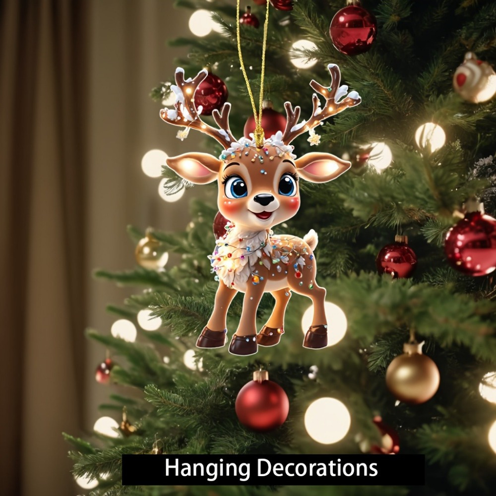 1pc - Christmas Tree Hanging Decoration, No-electricity Decorative Pendant For , Car & , For Christmas, Halloween, 's Day
1pc - Christmas Tree Hanging Decoration, No-electricity Decorative Pendant For , Car & , For Christmas, Halloween, 's Day