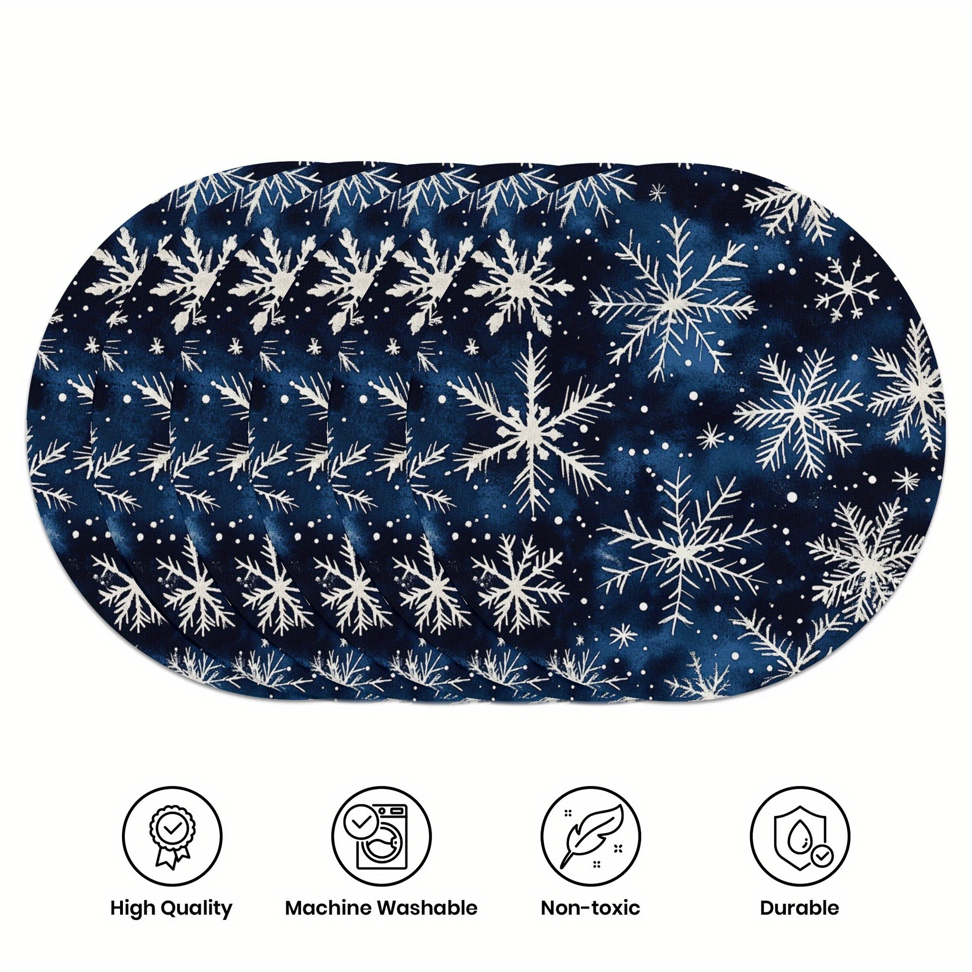 6pcs Set, Placemat -15 , Christmas Pattern, -slip And -, For Christmas Placemats, Dining And Furniture Decoration
6pcs Set, Placemat -15 , Christmas Pattern, -slip And -, For Christmas Placemats, Dining And Furniture Decoration