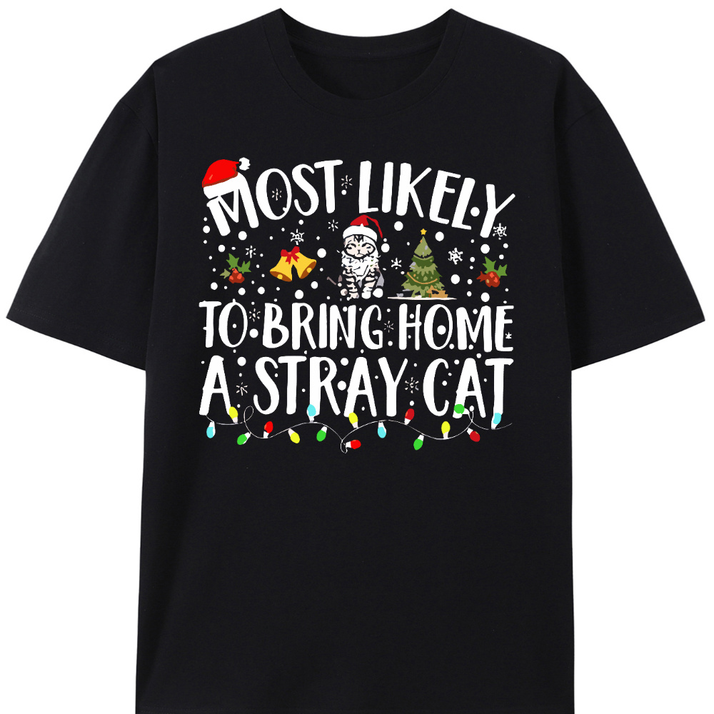 Most To Home A Cat Matching Christmas Men's Summer Short Sleeve T-shirt With Front Print - Comfortable, Breathable Fabric, Casual Sporty Style
Most To Home A Cat Matching Christmas Men's Summer Short Sleeve T-shirt With Front Print - Comfortable, Breathable Fabric, Casual Sporty Style