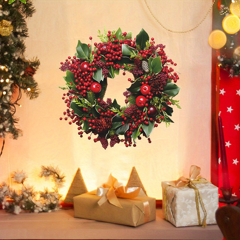 1pc Christmas Wreath Decoration - And , Plastic, No Needed, -free, Decor For Christmas, , New , And
1pc Christmas Wreath Decoration - And , Plastic, No Needed, -free, Decor For Christmas, , New , And