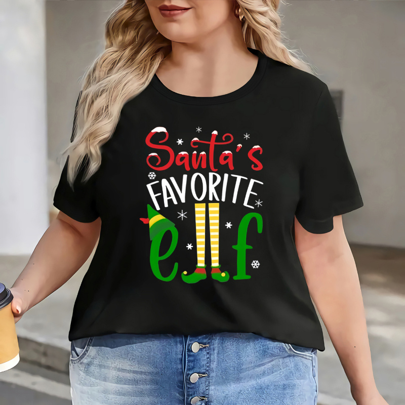 Plus Size Women's " Elf" T-, Round , Stretchy Polyester Top, Regular Fit, /summer , Pattern, ,
Plus Size Women's " Elf" T-, Round , Stretchy Polyester Top, Regular Fit, /summer , Pattern, ,