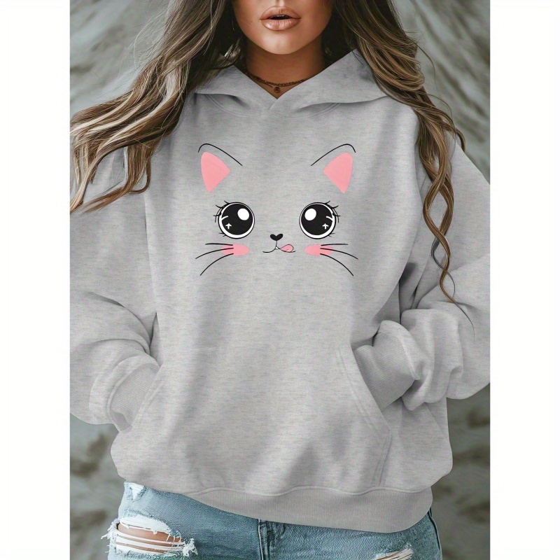 Plus Size For - Cat , Long Pullover , Knit Sweatshirt For Fall & , Non-transparent, , Fashionable Letter
Plus Size For - Cat , Long Pullover , Knit Sweatshirt For Fall & , Non-transparent, , Fashionable Letter