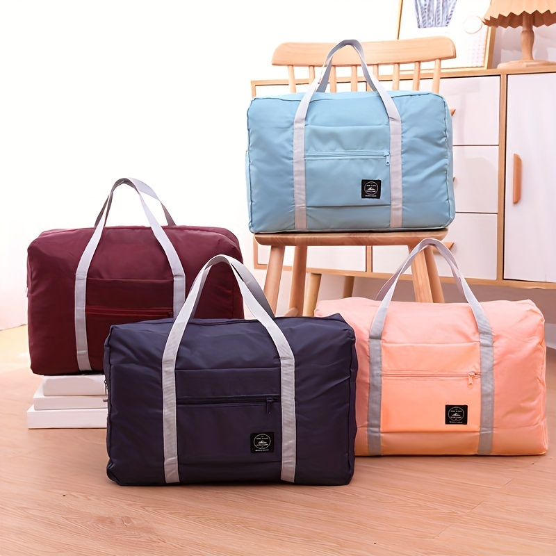 1pc Foldable Travel Bag - Polyester Carry On Luggage Handbag For Sports, Gym, Vacation - Color, Hand Wash Or Professional
1pc Foldable Travel Bag - Polyester Carry On Luggage Handbag For Sports, Gym, Vacation - Color, Hand Wash Or Professional