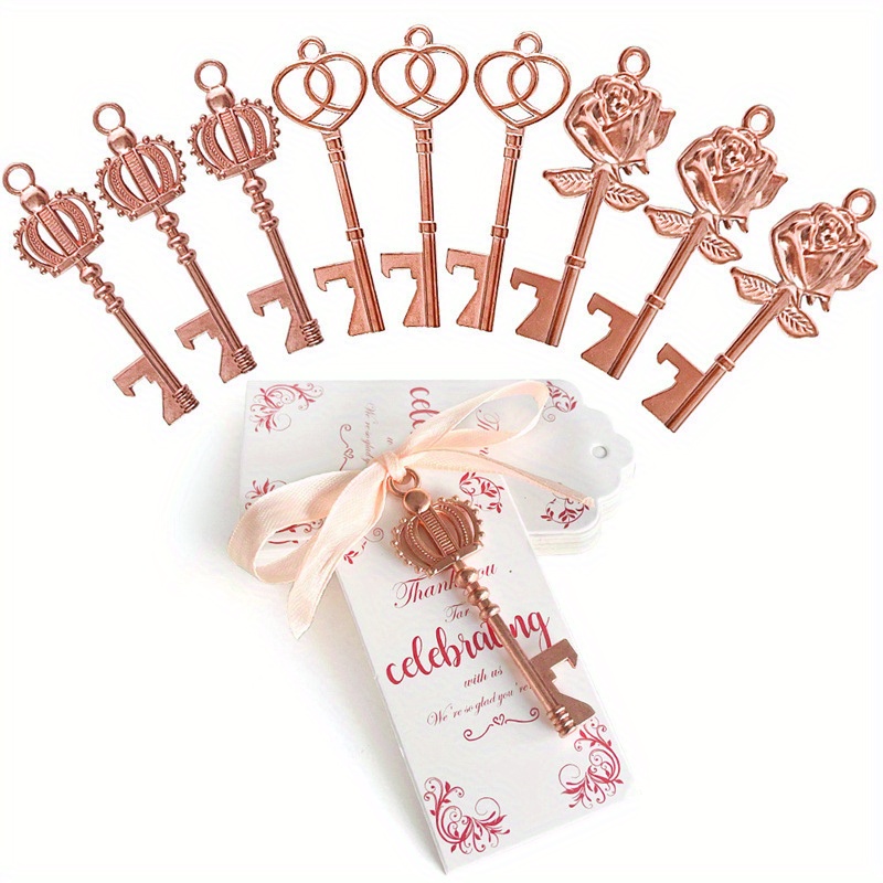 36pcs Vintage Metal Keychain Bottle , Elegant Keyring Favors, With Cards And Organza Ribbon For Wedding, Birthday, Baptism, Communion, Thanksgiving, And Party Gifts
36pcs Vintage Metal Keychain Bottle , Elegant Keyring Favors, With Cards And Organza Ribbon For Wedding, Birthday, Baptism, Communion, Thanksgiving, And Party Gifts