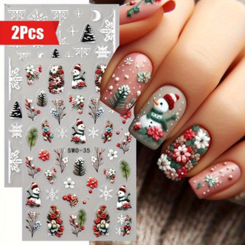 2 Christmas Art - 3d Snowman, & , Pre- Plastic Decals Embroidered , Decorations For , Unscented, Use Embellishments
2 Christmas Art - 3d Snowman, & , Pre- Plastic Decals Embroidered , Decorations For , Unscented, Use Embellishments