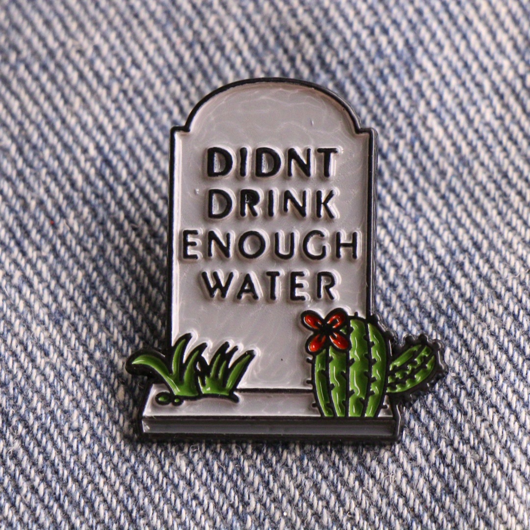 1pc Humorous Enamel Pin , "didn't " Graveyard , Unisex For Backpacks And Clothing, , Alloy
1pc Humorous Enamel Pin , "didn't " Graveyard , Unisex For Backpacks And Clothing, , Alloy