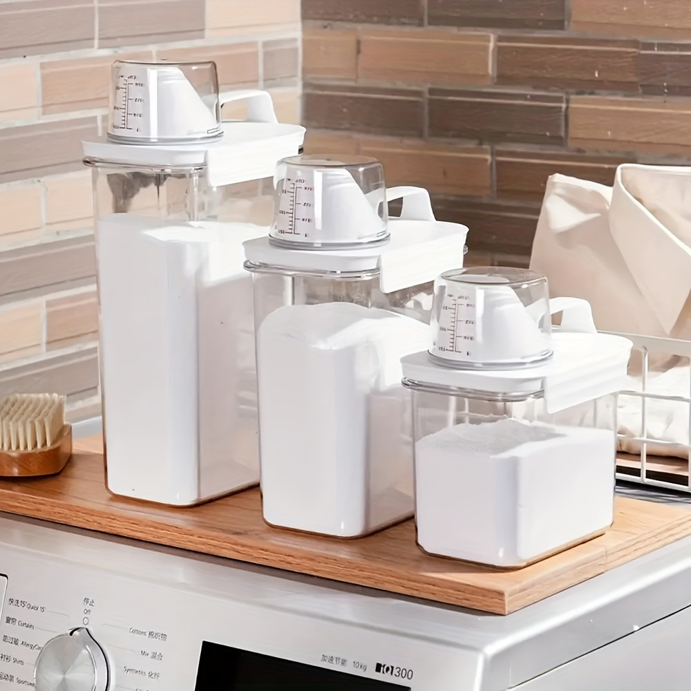 Classic Airtight Laundry Detergent Dispenser With Clear Powder Storage - Plastic, Multiple Sizes (1.1l/1.8l/2.3l), Storage Bins For
Classic Airtight Laundry Detergent Dispenser With Clear Powder Storage - Plastic, Multiple Sizes (1.1l/1.8l/2.3l), Storage Bins For