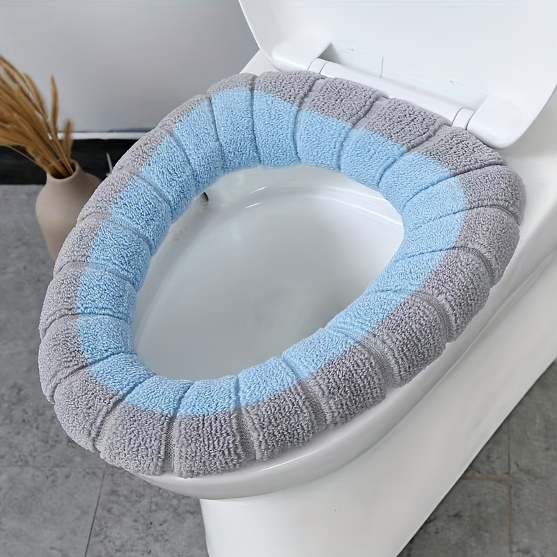 1pc Style Toilet Cushion Thickened Warm Toilet Seat Color Toilet Cover Knitted Household Toilet Cushion
1pc Style Toilet Cushion Thickened Warm Toilet Seat Color Toilet Cover Knitted Household Toilet Cushion