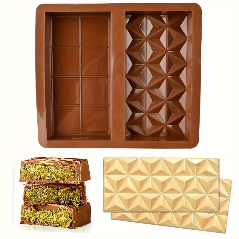Grand Moule en Silicone pour Barres de Chocolat - Moules à chocolat pouvant réaliser à la , pour la fabrication de chocolats faits main, Pâtisserie, de Cire, Moulage de Chocolat Épais - 1pc
Grand Moule en Silicone pour Barres de Chocolat - Moules à chocolat pouvant réaliser à la , pour la fabrication de chocolats faits main, Pâtisserie, de Cire, Moulage de Chocolat Épais - 1pc