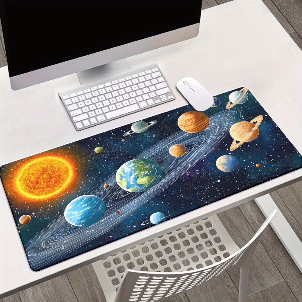1pc -themed Large Mouse Pad - Vibrant & , Waterproof & Anti-slip Rubber Base, Soft Desk Mat For Pc & Laptop , Office Decor, Space Room Decor
1pc -themed Large Mouse Pad - Vibrant & , Waterproof & Anti-slip Rubber Base, Soft Desk Mat For Pc & Laptop , Office Decor, Space Room Decor