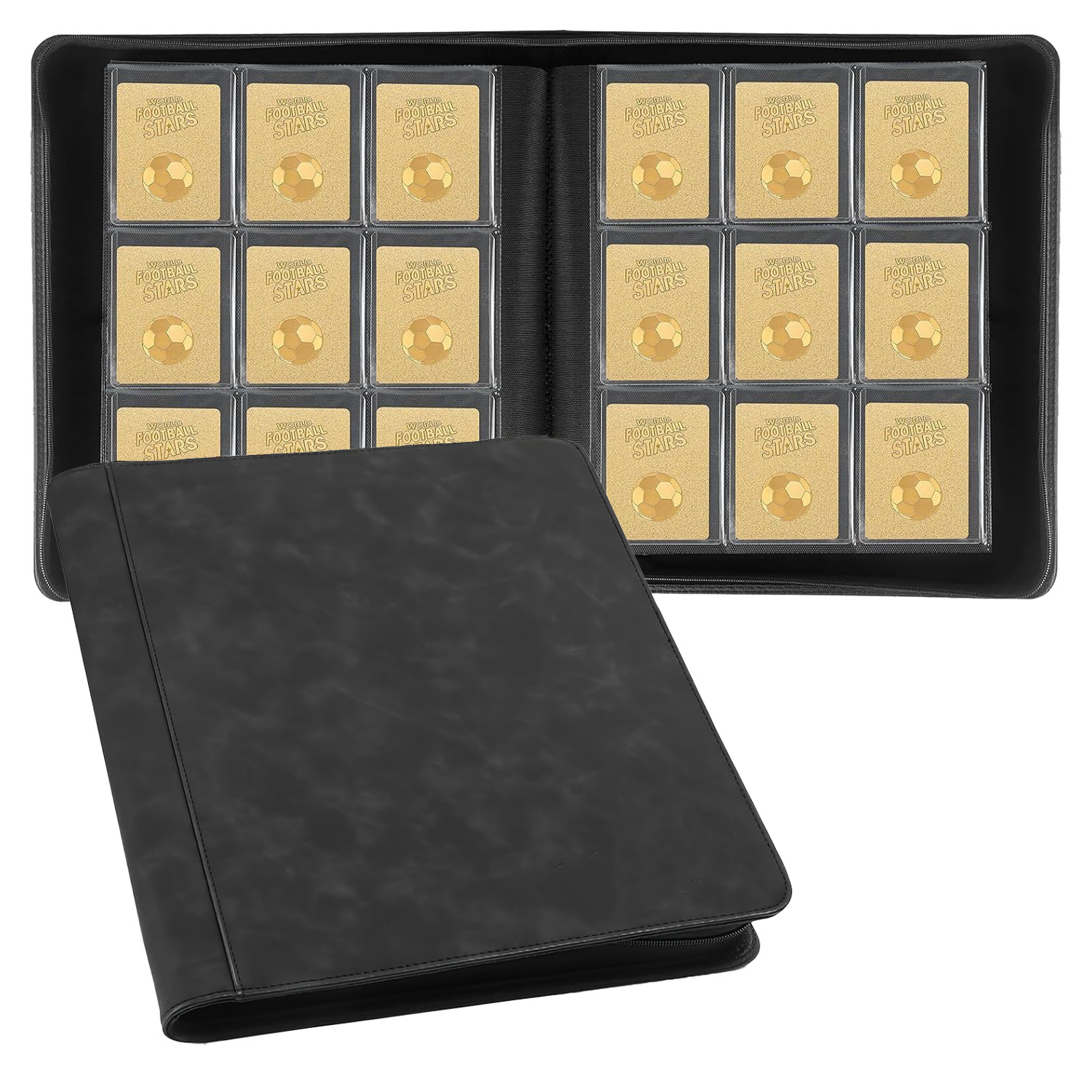 High-quality Synthetic Card Binder That Accommodates 288 Cards With 9 Pockets, For 3" X 4" Rigid Card Holders, Suitable For Trading Or Sports Cards - Ideal Gifts For Christmas And New Year.
High-quality Synthetic Card Binder That Accommodates 288 Cards With 9 Pockets, For 3" X 4" Rigid Card Holders, Suitable For Trading Or Sports Cards - Ideal Gifts For Christmas And New Year.