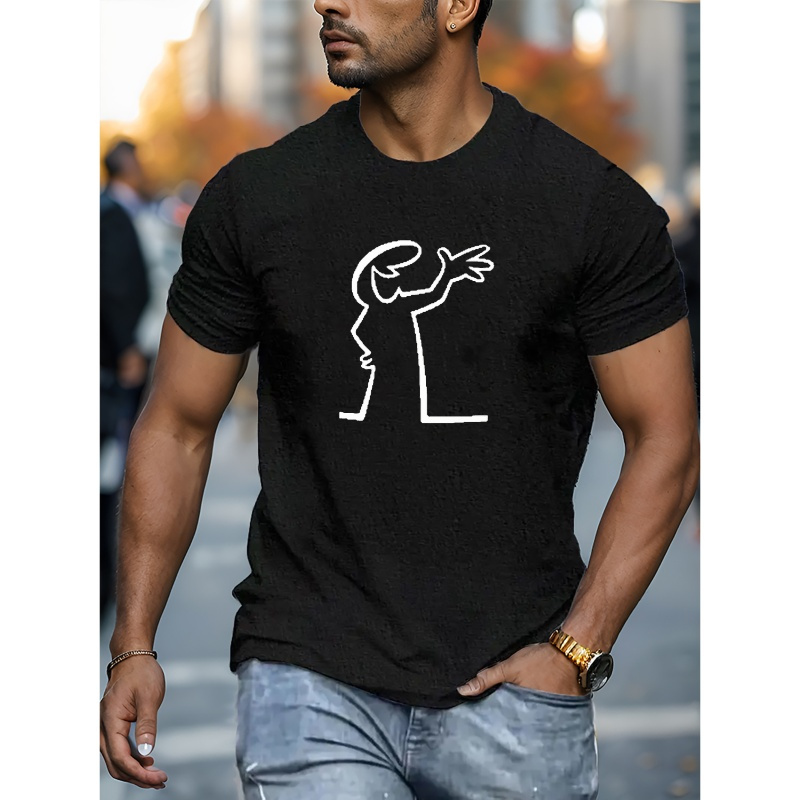 Men's 2025 Geometric Print T-shirt - Casual Short Sleeve, Breathable Polyester, Machine Washable - Summer
Men's 2025 Geometric Print T-shirt - Casual Short Sleeve, Breathable Polyester, Machine Washable - Summer