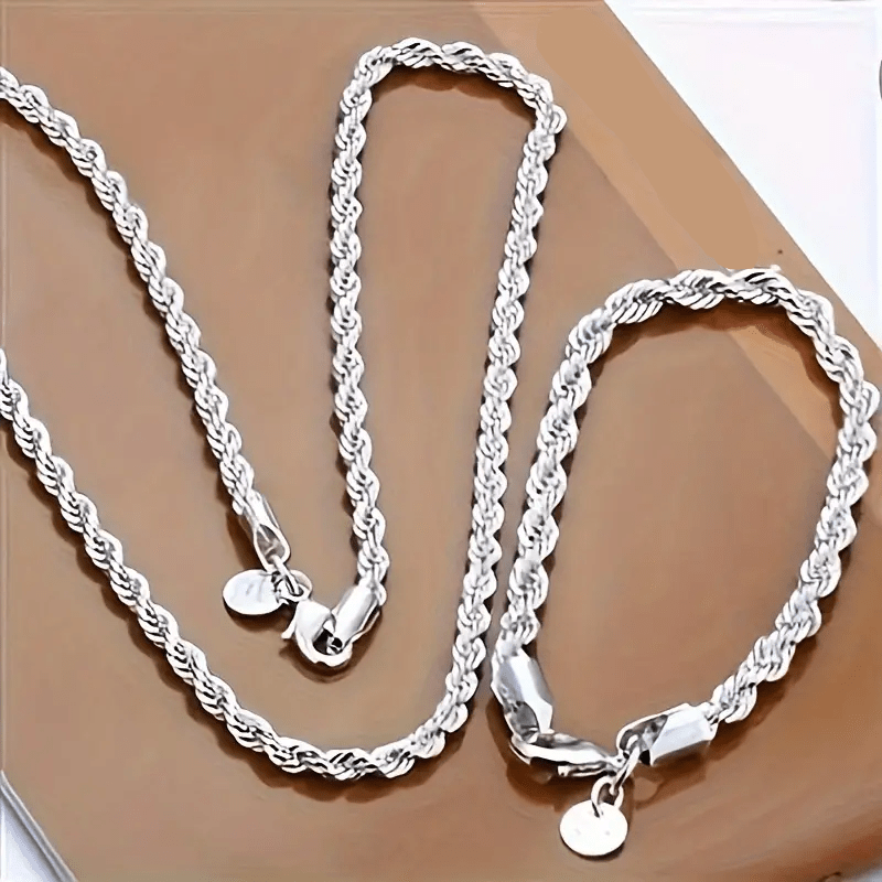 2 925 Twisted String Necklace Bracelet Set, , , Women's Jewelry Accessories, , Twisted String Bracelet
2 925 Twisted String Necklace Bracelet Set, , , Women's Jewelry Accessories, , Twisted String Bracelet