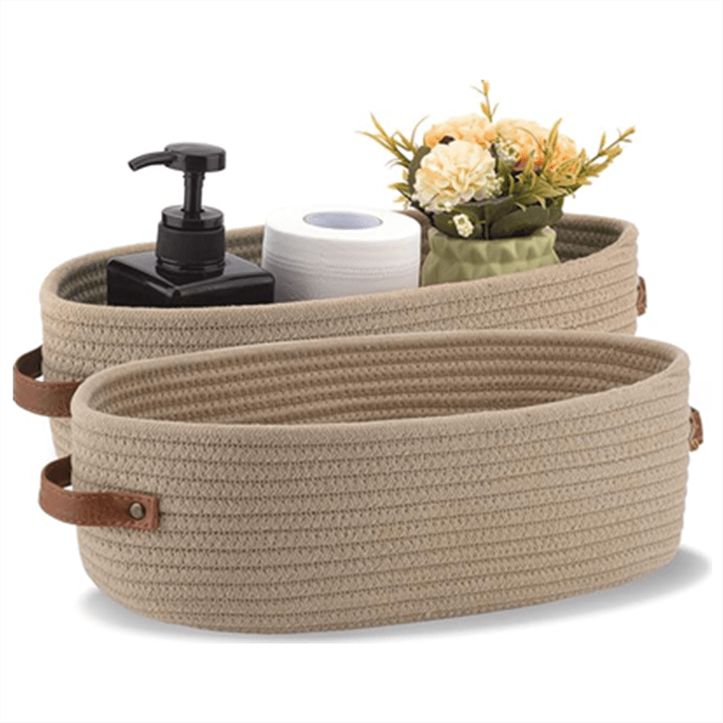 1pc Basket With Dual Handles, Plant Material, Multi- Organizer For Bathroom , Toilet Paper, Decor
1pc Basket With Dual Handles, Plant Material, Multi- Organizer For Bathroom , Toilet Paper, Decor