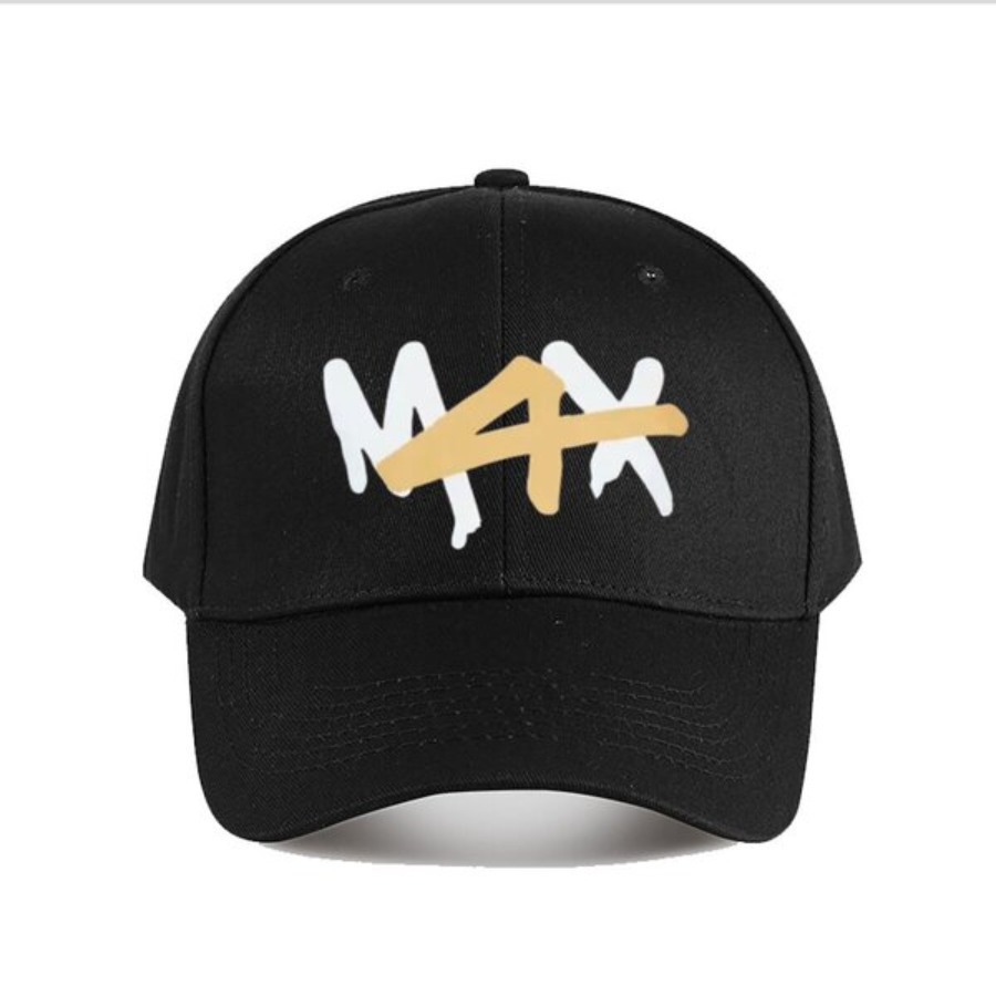 Baseball Cap - Sporty Black Hat With White & Golden "max" Design, 100% Polyester, Front For , Hat|sporty Baseball Cap|contrasting
Baseball Cap - Sporty Black Hat With White & Golden "max" Design, 100% Polyester, Front For , Hat|sporty Baseball Cap|contrasting