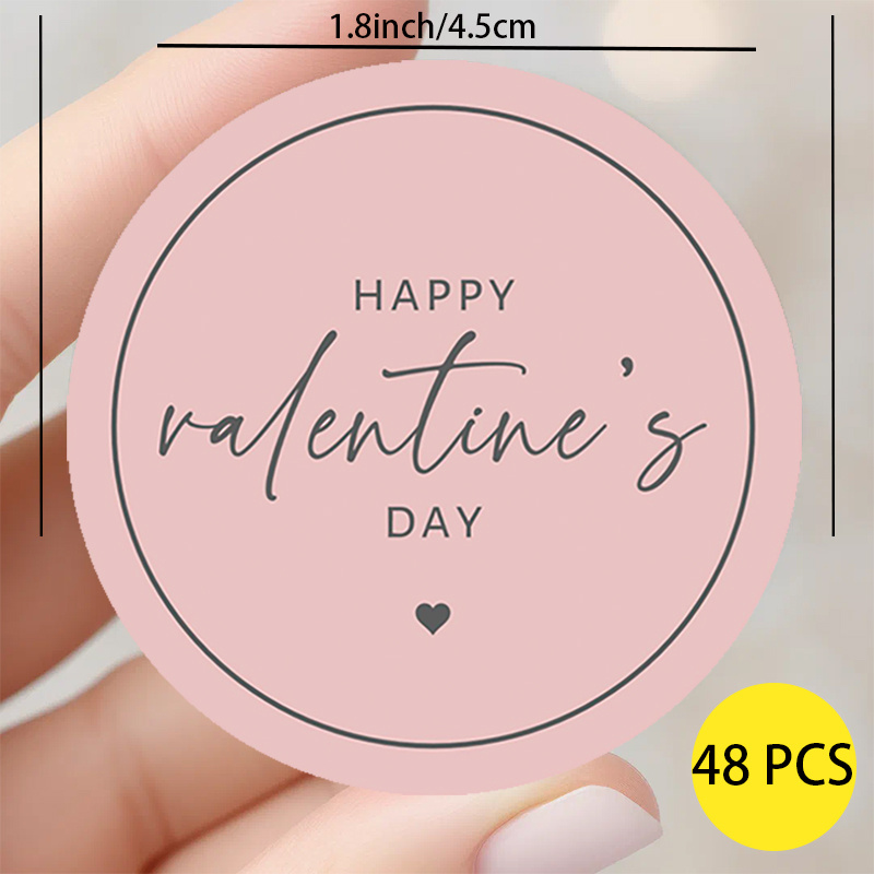 48pcs Pink Minimalist Stickers, Suitable For Valentine's Day - For Special , And Love
48pcs Pink Minimalist Stickers, Suitable For Valentine's Day - For Special , And Love