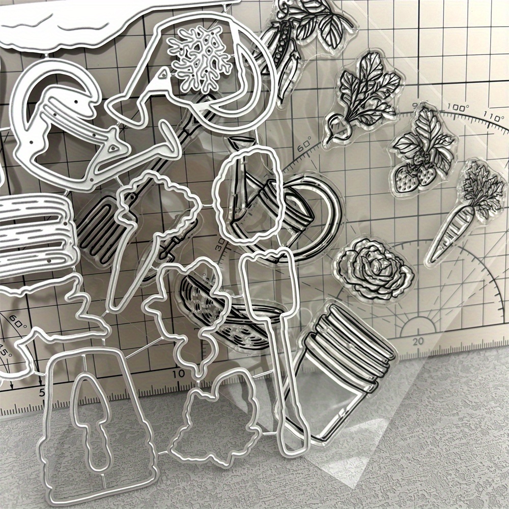 Farm Tools Stamp And Metal Cutting Dies Sets For Diy Scrapbooking Photo Album Decorative
Farm Tools Stamp And Metal Cutting Dies Sets For Diy Scrapbooking Photo Album Decorative