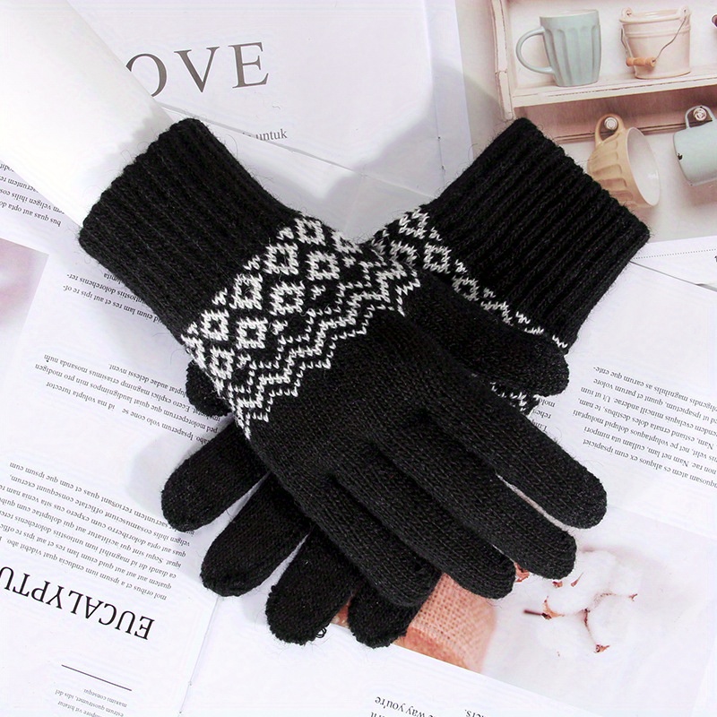 Women's Winter Touch Screen Gloves, Knitted Fleece, Fingerless Gloves For Casual Wear, & Touch Screen , Comfortable & Stylish
Women's Winter Touch Screen Gloves, Knitted Fleece, Fingerless Gloves For Casual Wear, & Touch Screen , Comfortable & Stylish