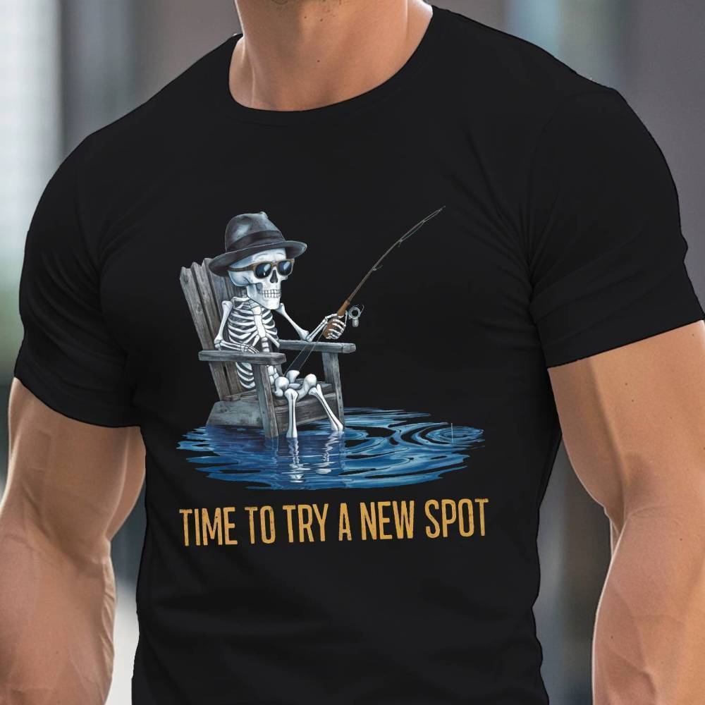 Men' Fishing Graphic Tee - Casual Crew Neck, Short Sleeve, Lightweight & Comfy T-shirt
Men' Fishing Graphic Tee - Casual Crew Neck, Short Sleeve, Lightweight & Comfy T-shirt