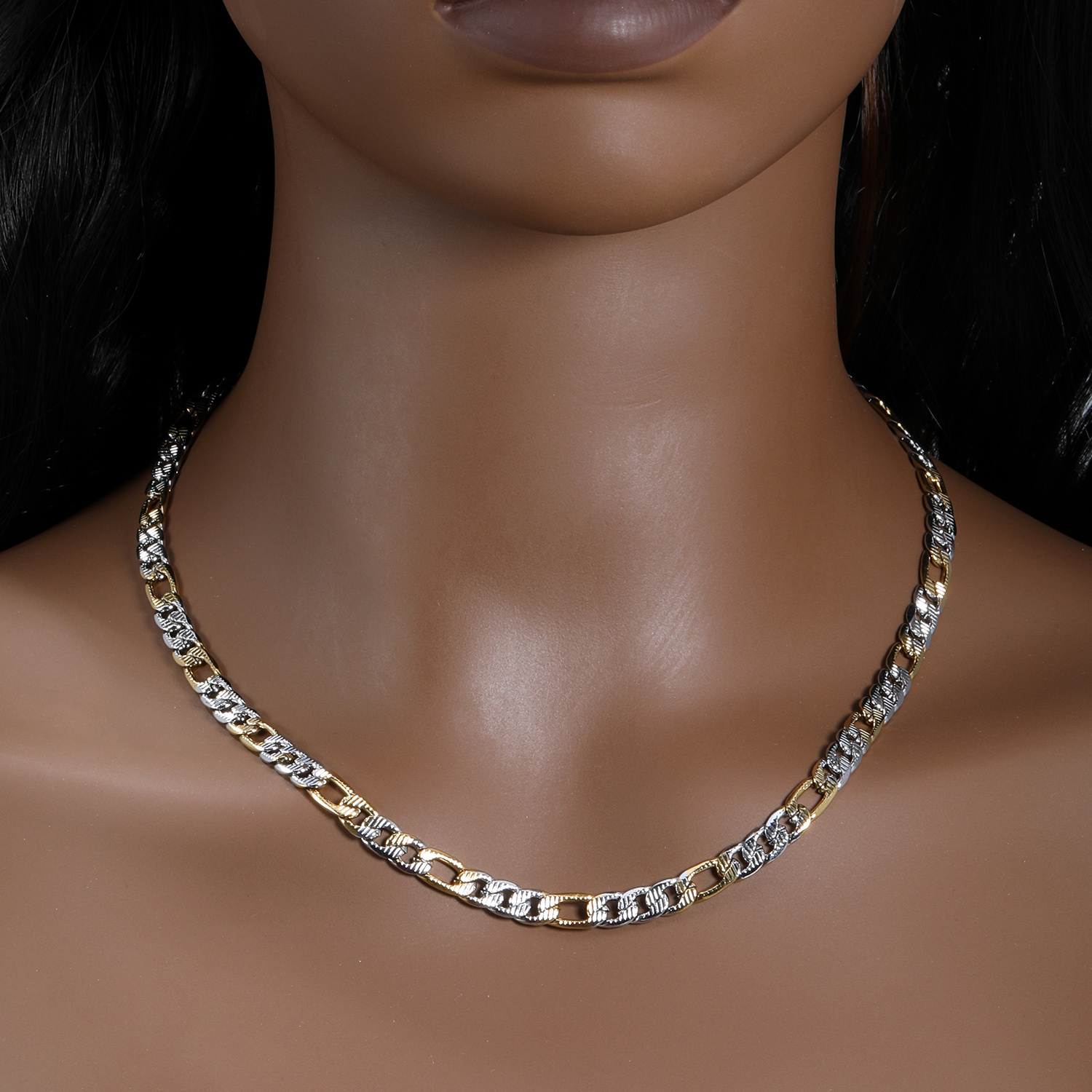 1pc Cuban Hip Hop Necklace Punk Chain, 6mm Color With Chain For Girls, Non-fading Steel Cuban Chain Necklace
1pc Cuban Hip Hop Necklace Punk Chain, 6mm Color With Chain For Girls, Non-fading Steel Cuban Chain Necklace