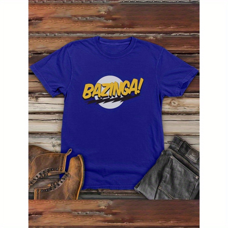 Men's Casual Crew Neck T-shirt, Polyester Knit Fabric, Regular Fit, Short Sleeve, With Print, For Summer Tee,
Men's Casual Crew Neck T-shirt, Polyester Knit Fabric, Regular Fit, Short Sleeve, With Print, For Summer Tee,