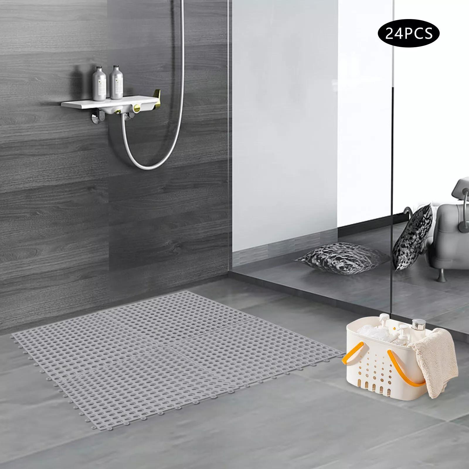 24x Modular Interlocking Cushion Non-slip Floor Tile Mat Drainage Deck Swimming Pool Shower - New
24x Modular Interlocking Cushion Non-slip Floor Tile Mat Drainage Deck Swimming Pool Shower - New