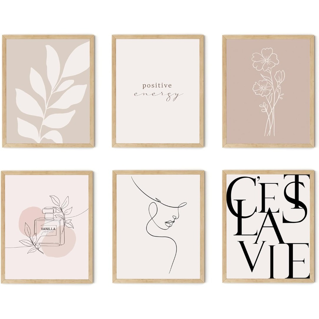 6pcs Vanilla Room Decor Set, Aesthetic , Minimalist Posters, Abstract Neutral Prints, 8x10 Inch, For Bedroom, Living Room, Office
6pcs Vanilla Room Decor Set, Aesthetic , Minimalist Posters, Abstract Neutral Prints, 8x10 Inch, For Bedroom, Living Room, Office