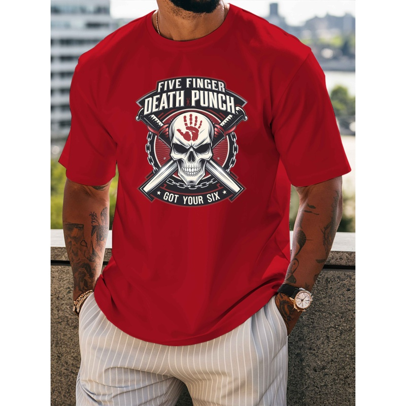 Men's Graphic T-shirt, Polyester , Casual Crew Neck, Short Sleeve, Regular Fit, Stretch, With 5 Print, For Summer Tee
Men's Graphic T-shirt, Polyester , Casual Crew Neck, Short Sleeve, Regular Fit, Stretch, With 5 Print, For Summer Tee