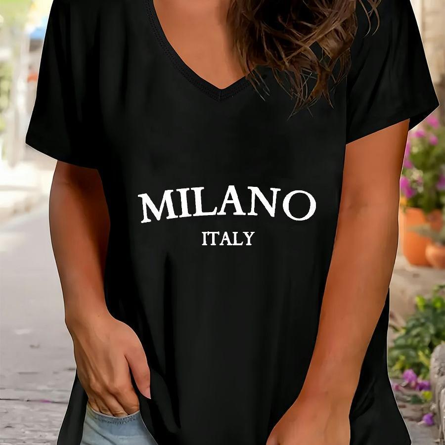Women's Plus Size Casual V-neck T-shirt, 95% Polyester 5% Elastane, Short Sleeve, Regular Length, Spring/summer Collection, Knit Fabric, Stretch, Oversized Pullovers With Print
Women's Plus Size Casual V-neck T-shirt, 95% Polyester 5% Elastane, Short Sleeve, Regular Length, Spring/summer Collection, Knit Fabric, Stretch, Oversized Pullovers With Print