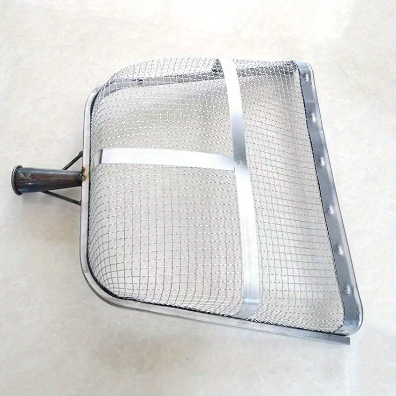 1pc Heavy-duty Metal Soil Sifter And Strainer For Sand, Rocks, Leaves, Compost, And Wood Chips - Essential Gardening And Farming Tool With Filter Mesh
1pc Heavy-duty Metal Soil Sifter And Strainer For Sand, Rocks, Leaves, Compost, And Wood Chips - Essential Gardening And Farming Tool With Filter Mesh