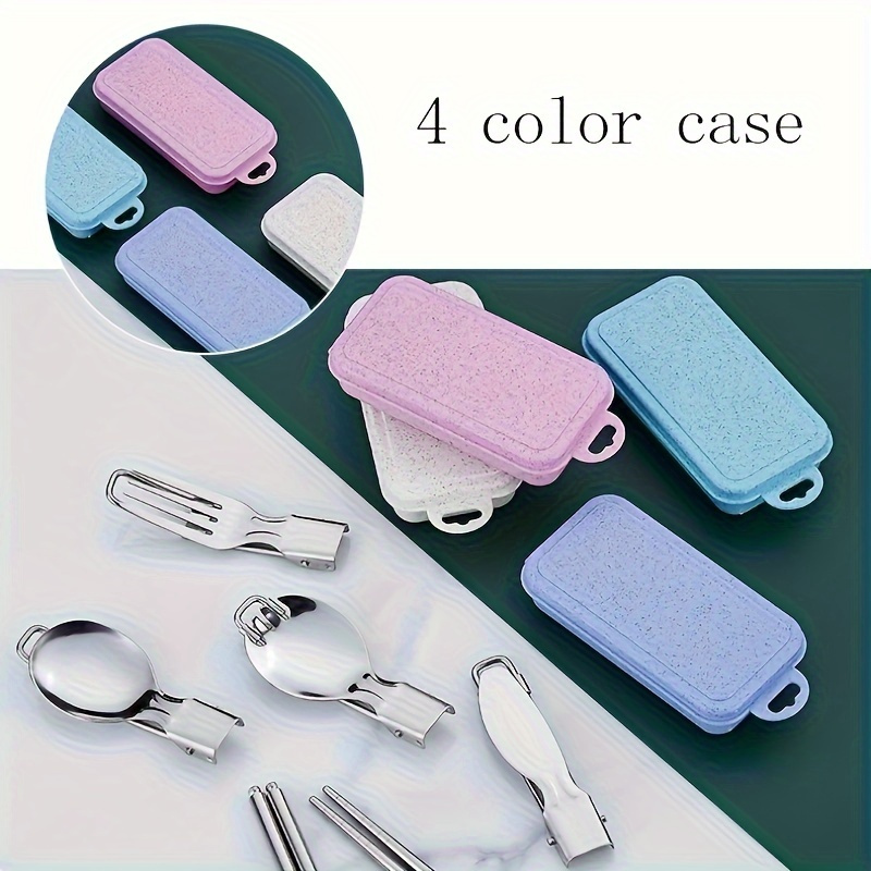 1set Steel Set - 304 Knife, , Spoon Portable - - Flatware For Camping And
1set Steel Set - 304 Knife, , Spoon Portable - - Flatware For Camping And