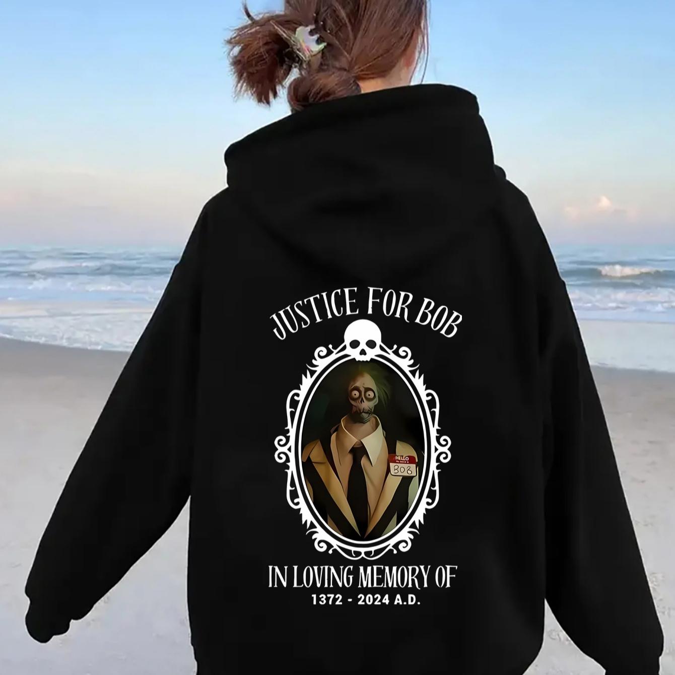 Sweat à capuche commémoratif pour Bob, en polyester tricoté décontracté, pull à capuche avec une légère élasticité, motif alphabet, pour adultes, toutes
Sweat à capuche commémoratif pour Bob, en polyester tricoté décontracté, pull à capuche avec une légère élasticité, motif alphabet, pour adultes, toutes