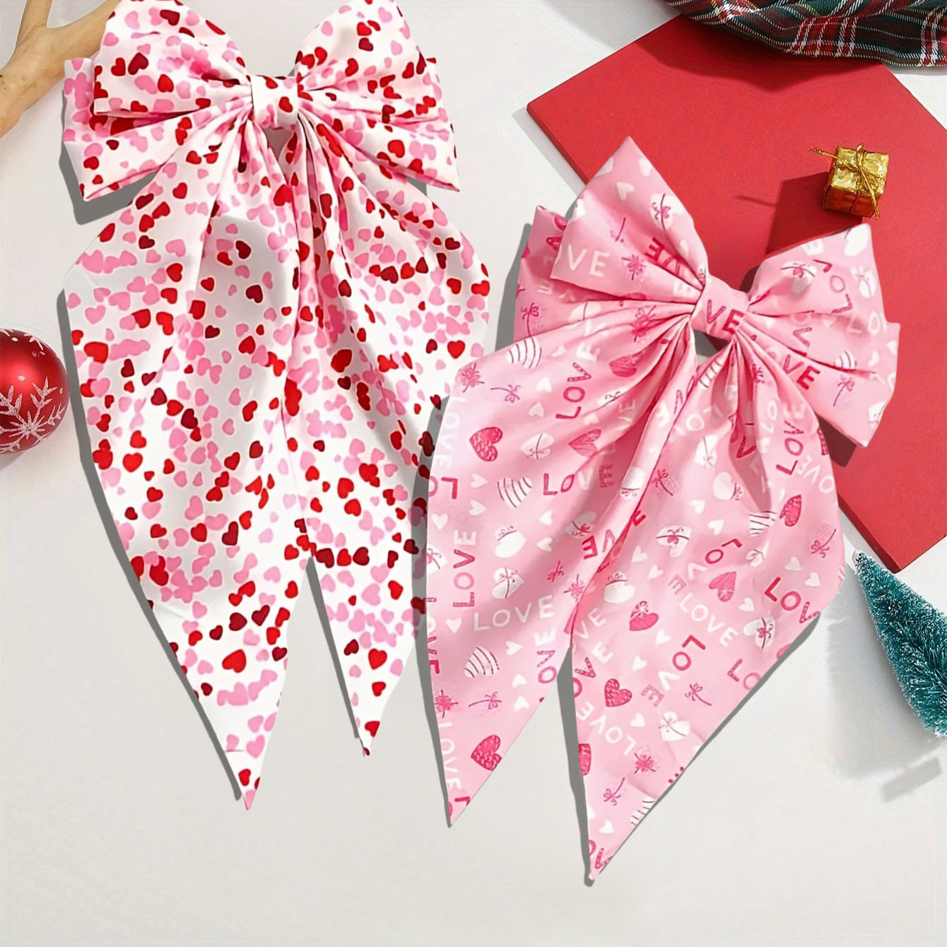 2/4pcs/set 's Back Of Head Printed Long Ribbon Spring Clip Women's Hair Accessories Headwear
2/4pcs/set 's Back Of Head Printed Long Ribbon Spring Clip Women's Hair Accessories Headwear
