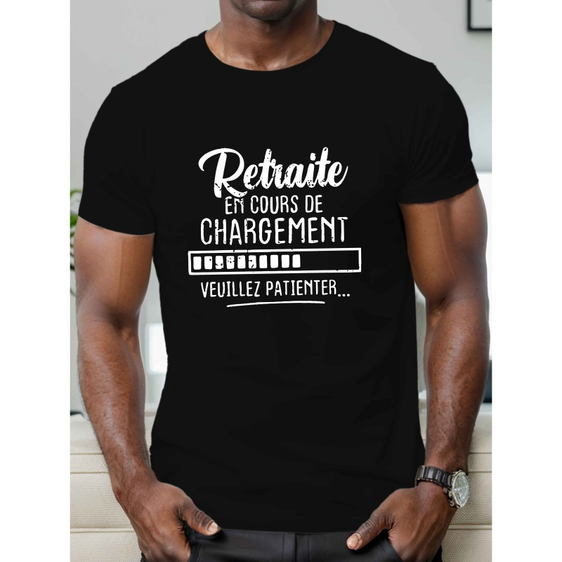 T-Shirt Français Amusant pour Hommes - Manches Courtes, Col Rond, Polyester, Haut Décontracté d'Été
T-Shirt Français Amusant pour Hommes - Manches Courtes, Col Rond, Polyester, Haut Décontracté d'Été