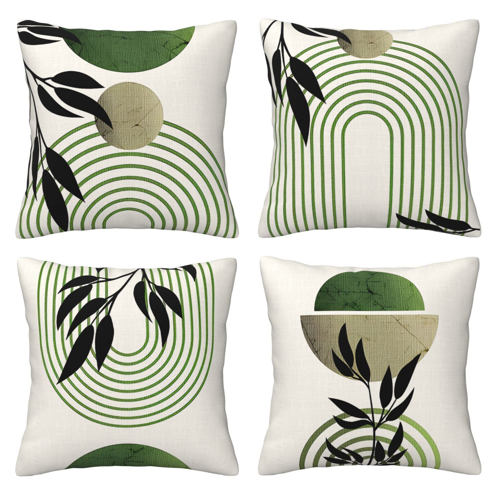 4pcs Green Throw Pillow Covers, - Decorative Cushion Covers For Living Room, Bedroom, Sofa, Couch And Bed - With Zipper, 1 Sided Printing, Machine Washable, Decor
4pcs Green Throw Pillow Covers, - Decorative Cushion Covers For Living Room, Bedroom, Sofa, Couch And Bed - With Zipper, 1 Sided Printing, Machine Washable, Decor