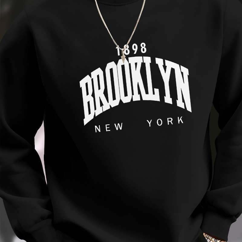 New Print Men's Casual Sweatshirt, Polyester Crew Neck Pullover, Regular Fabric, With Stretch, Fashionable Patterned Active Sweater
New Print Men's Casual Sweatshirt, Polyester Crew Neck Pullover, Regular Fabric, With Stretch, Fashionable Patterned Active Sweater