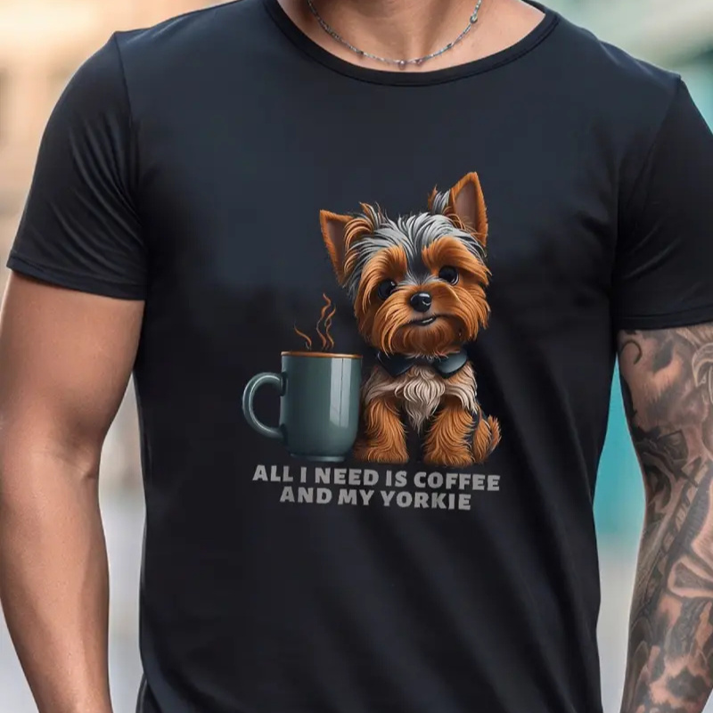 Dog Casual Short Sleeve Men's T-shirt Fashion Top Comfortable Round Neck T-shirt Regular Fit Fashion
Dog Casual Short Sleeve Men's T-shirt Fashion Top Comfortable Round Neck T-shirt Regular Fit Fashion