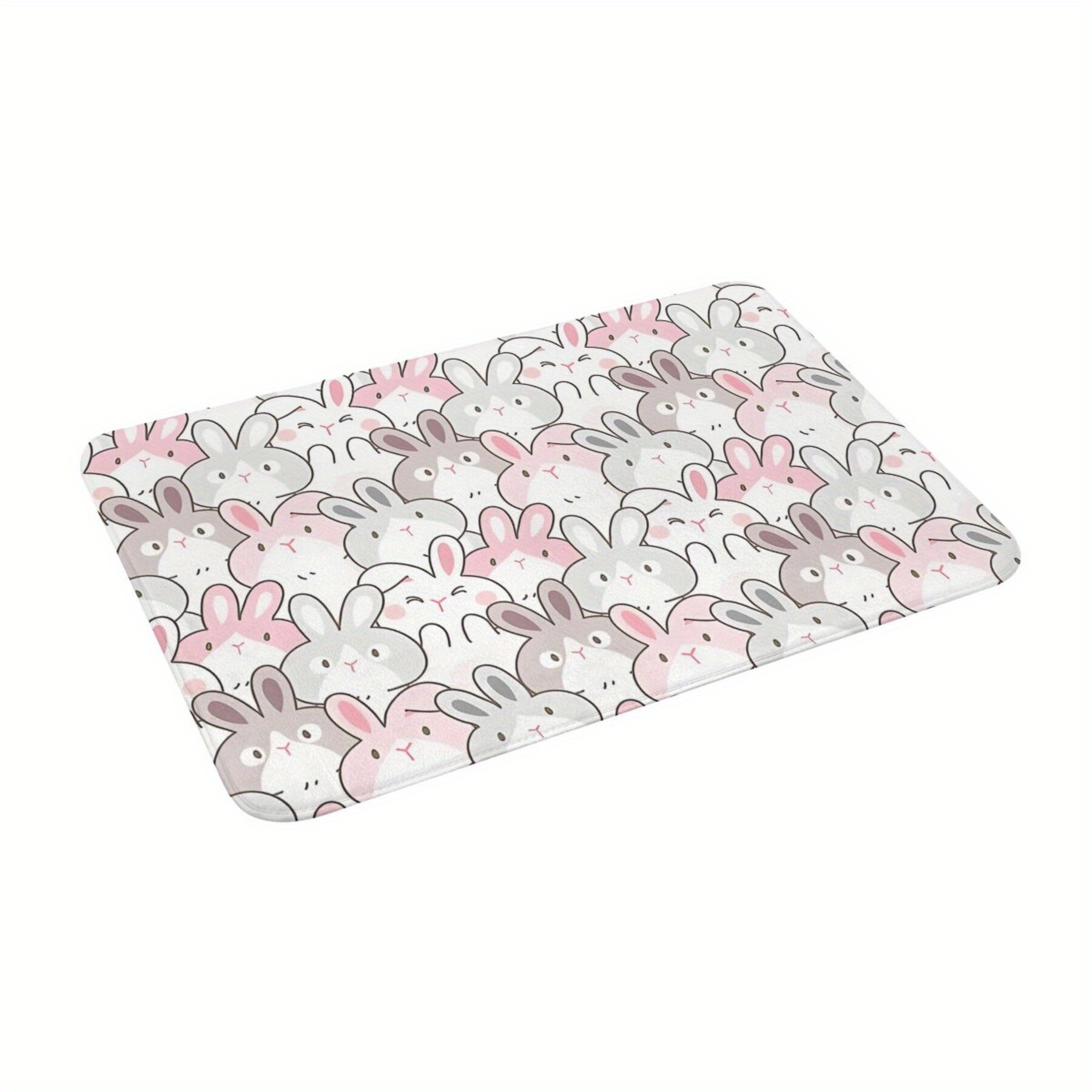 Rangement de lapins mignons en flanelle, Paillasson rectangulaire en polyester antidérapant pour , , , décoration de Noël, lavable en machine, léger
Rangement de lapins mignons en flanelle, Paillasson rectangulaire en polyester antidérapant pour , , , décoration de Noël, lavable en machine, léger