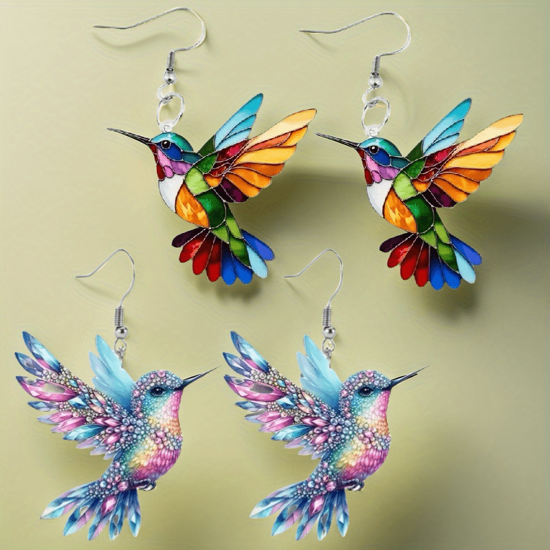 4pcs Elegant And Cute 2d Acrylic Earrings, 304 Stainless Steel Hook, Feather Free, Suitable For All , Suitable For Daily And Party Wear, Valentine's Day, New Year, Oktobest, Day Gift Preparation
4pcs Elegant And Cute 2d Acrylic Earrings, 304 Stainless Steel Hook, Feather Free, Suitable For All , Suitable For Daily And Party Wear, Valentine's Day, New Year, Oktobest, Day Gift Preparation