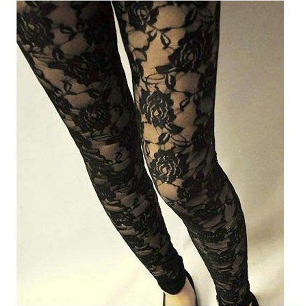 Chic High-waist Floral Lace Sheer Leggings For Women - Vintage Slim Fit, Band, Long White Tights With Flower Patterns, Summer Fashion
Chic High-waist Floral Lace Sheer Leggings For Women - Vintage Slim Fit, Band, Long White Tights With Flower Patterns, Summer Fashion